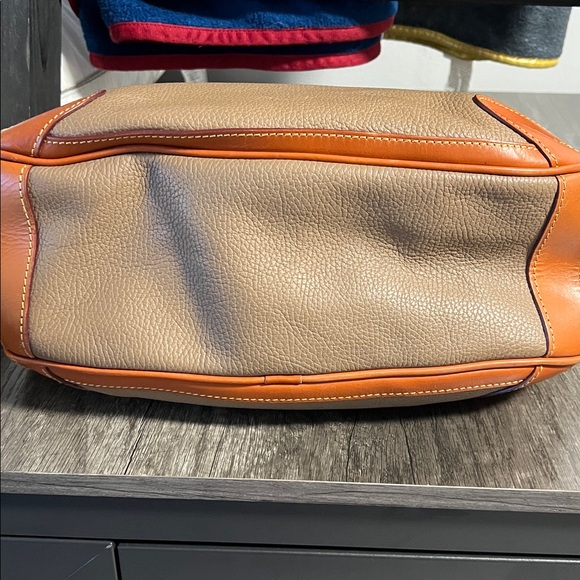 Dooney & Bourke Brown and Tan Hobo Bag - Picture 5 of 6